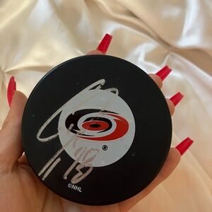 Signed Hockey Puck NHL 2018
